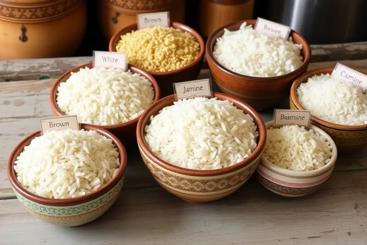 Varieties of rice for Instant Pot meals