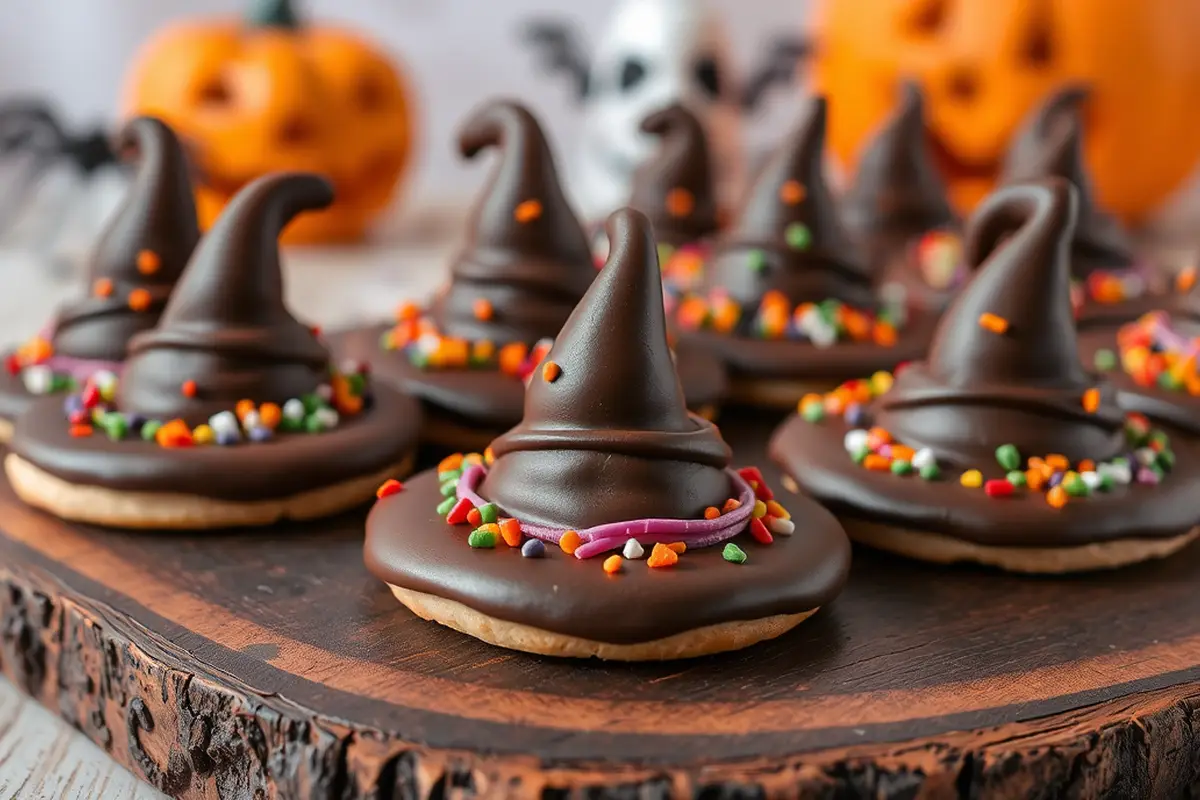 Witch’s Hat Cookies for Halloween