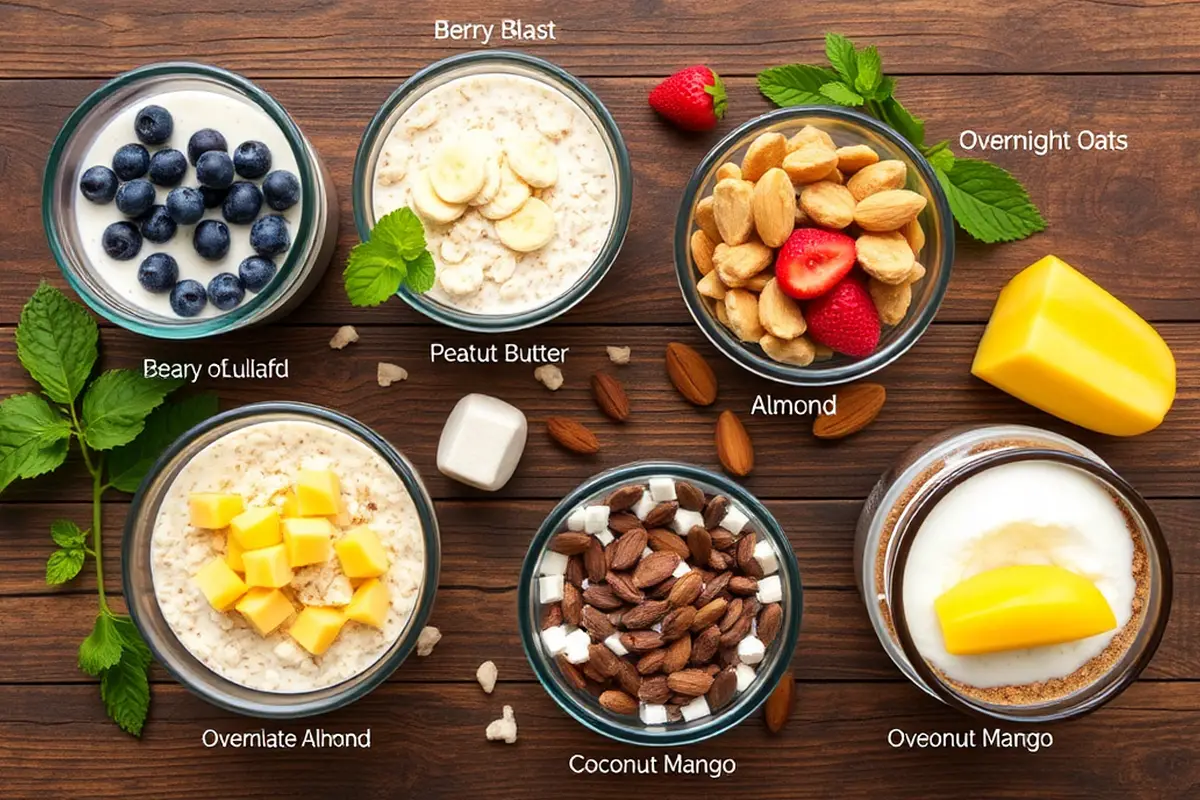 Ingredients for Overnight Oats